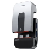 Baseus Armor Age 9in1 Type-C Çok Fonksiyonlu HUB HDMI RJ45 USB 3.0 (Gri) - 1