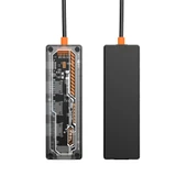 5in1 Type-c To USB3.0 + USB2.0 *2 + Type-c PD 100W + HDMI Çoğaltıcı Transparan Hub - 5