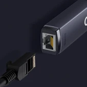 Baseus Lite Series 100Mbps USB to RJ45 Ethernet LAN Port Adaptör (Gri) - 4