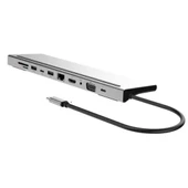 11 in 1 Masaüstü Standlı Çoğaltıcı Adaptör Çevirici Hub (Gümüş) - 2