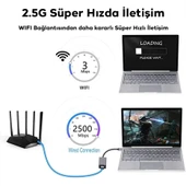 USB-A 3.0 to 2.5G Gigabit Ethernet Adaptörü (Siyah) - 3