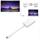 4k Type C Hdmi Görüntü Aktarma Adaptörü (Beyaz) - 2
