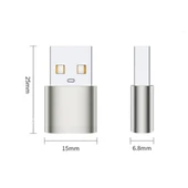 USB to Type-C Dişi Çevirici Dönüştürücü Adaptör (Gold) - 3
