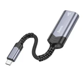 Hoco UA26 Type-c OTG RJ45 İnternet Adaptörü Dönüştürücü 1000 Mbps (Gri) - 5