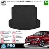 S-Dizayn Renault Megane 4 3D Pro Bagaj Havuzu Çift Kulaklı 2016 Üzeri A+ Kalite thumbnail 2