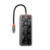 10in1 Type-c To USB3.0 + USB2.0 *2 + Type-c PD + 3.5mm + HDMI + VGA + SD + TF + Ethernet Çoğaltıcı - 3