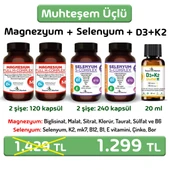 Muhteşem 3'lü (Magnezyum, Selenyum, D3+K2) - 1
