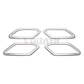 S-Dizayn Dacia Sandero Krom İç Kapı Kolu Çerçevesi 4 Prç 2020 Üzeri A+ Kalite (Mat Krom) thumbnail 2