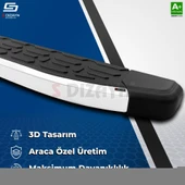S-Dizayn Ford Tourneo Custom 2 Kısa Şase Evo Aluminyum Yan Basamak 223 Cm 2023 Üzeri A+ Kalite thumbnail 4
