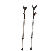 Gri renk ayarlanabilir İkili Koltuk Değneği thumbnail 3