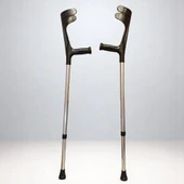 Gri renk ayarlanabilir İkili Koltuk Değneği thumbnail 4