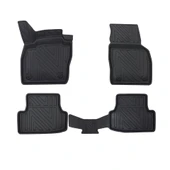 Volkswagen Polo 2023 ve Sonrası Premium Seri Araca Özel 3D Havuzlu Oto Paspas thumbnail 1