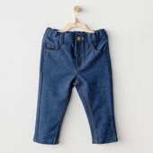 Andywawa Ac25937 Casual Bebek Pantolon İndigo - 1