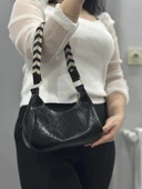 Kraş siyah cilt çanta - 5