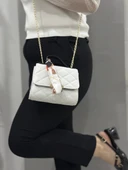 Beyaz cilt zoje çanta - 4