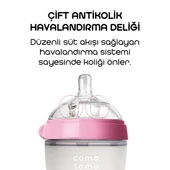 Comotomo Antikolik Silikon Biberon 250 Ml 3-6 Ay Pembe - 3
