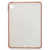 iPad Pro 11 inch (2022-2021-2020-2018) Uyumlu Montreal Seri Silikon Tablet Kılıfı (Kırmızı) - 1