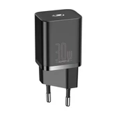 Baseus Super Si 1C 30W PD Type-C Hızlı Şarj Adaptörü - İPhone 15-14-13-12-11 Hızlı Şarj (Siyah) - 1