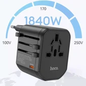 HOCO AC15 20W PD QC 3.0 Hızlı Şarj Universal Priz (Siyah) - 6