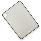 iPad Pro 11 inch (2022-2021-2020-2018) Uyumlu Montreal Seri Silikon Tablet Kılıfı (Siyah) - 3