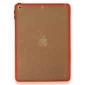 İpad 9.7 2018-2017 Uyumlu Montreal Seri Silikon Tablet Kılıfı (Kırmızı) - 1
