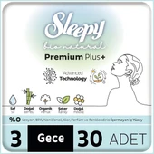 Sleepy Bio Natural Premium Plus Mega Gece Ped 30 Adet - 1