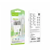HOCO C131A Platinum PD30W+QC3.0 Girişli Hızlı Şarj Başlığı Ve Type-C To iPhone Lightning Kablo (Siyah) - 6