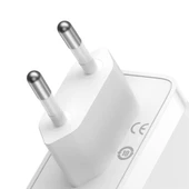 Baseus GaN5 Pro 140W Fast Charger 2 Type-C+1 USB PD Ultra Hızlı Şarj Aleti+Baseus Şarj Kablosu (Beyaz) - 3