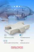 Visco ortopedık boyun yastığı,botoks ve karışıklık azaltmaya yardımcı yastık 62*38*10cm - 2
