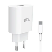 Nettech NT-HCH02 10W Type-C Kablo + Şarj Aleti (Beyaz) - 1