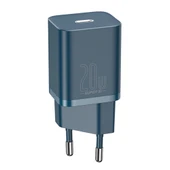 Baseus Super Si 20W PD Type-C Hızlı Şarj Adaptörü 20W İPhone 15-14-13- 12-11 Hızlı Şarj (Mavi) - 1