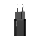 Baseus Super Si 1C 30W PD Type-C Hızlı Şarj Adaptörü - İPhone 15-14-13-12-11 Hızlı Şarj (Siyah) - 5