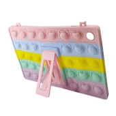 Lenovo Tab M10 Hd (2.nesil) TB-X306F Uyumlu Standlı Pop it Silikon Tablet Kılıfı thumbnail 2