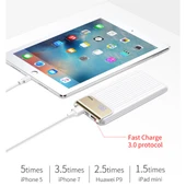 Baseus Thin QC3.0A 10000 Mah Hızlı Şarj Power Bank (Beyaz) - 4