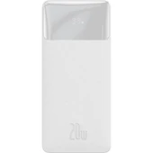 Baseus Bipow 20W Hızlı Şarj 10000 mAh LED Göstergeli Powerbank (Beyaz) - 2