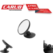 CARUB Ayna İç Vantuzlu Bombeli Yuv.8cm Vakum KÜÇÜK 2 ADET - 2