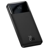 Baseus Bipow 20W Hızlı Şarj 10000 mAh LED Göstergeli Powerbank (Siyah) - 1