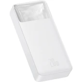 Baseus Bipow 20W Hızlı Şarj 10000 mAh LED Göstergeli Powerbank (Beyaz) - 1