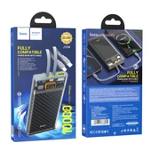 Hoco J104 Discovery Edition 22.5W 10000mAh Kablolu Powerbank (Gri) - 4