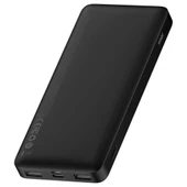 Baseus Bipow 15W Hızlı Şarj 10000 mAh LED Göstergeli Powerbank (Siyah) - 2