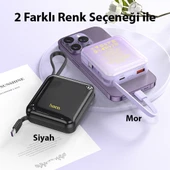 HOCO Q23 Blade 10000mAh 22.5W+PD20W Kablolu Powerbank (Mor) - 2