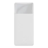 Baseus Bipow 15W Hızlı Şarj 30000 mAh LED Göstergeli Powerbank (Beyaz) - 2