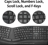 Kensington Pro Fit Ergonomik Kablosuz Klavye (K75406US) - 7