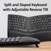 Kensington Pro Fit Ergonomik Kablosuz Klavye (K75406US) - 2