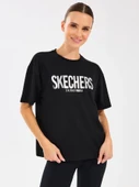 Skechers W Loose Fit Graphic Tee T-Shirt S2510131 Kadın Tişört thumbnail 1