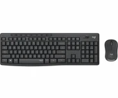 Logitech MK295 Q Türkçe Kablosuz Siyah Klavye+ Mouse - 1