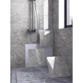 Gri Mermer Desen Du Sticker (30*30) - 2