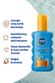 Nivea Sun Bronzlaştırıcı Güneş Kremi Spf50 Sprey Çok Yüksek Güneş Koruyucu,Uva Uvb 200 ml - 1