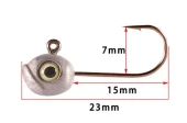 Hokkaido 4 Adet 1,8 gram Jig Head,zoka - 1