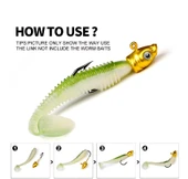 Hokkaido 5 Adet,5 farklı renk,her renkten 1'er adet, 3,5 gram jig head,zoka - 2